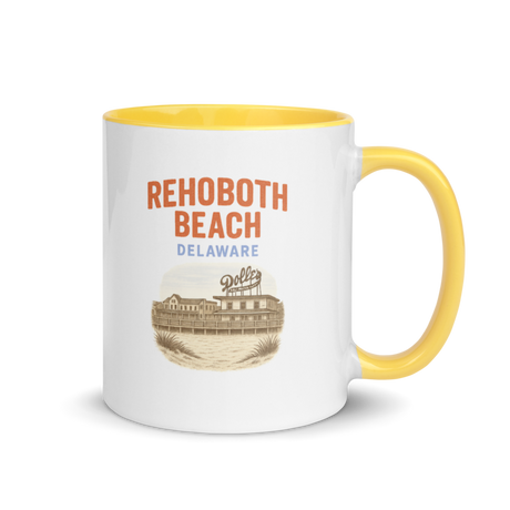 Rehoboth Beach (Mug) - Yellow