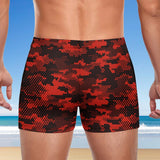 Red Camo (Square Cut Trunks)