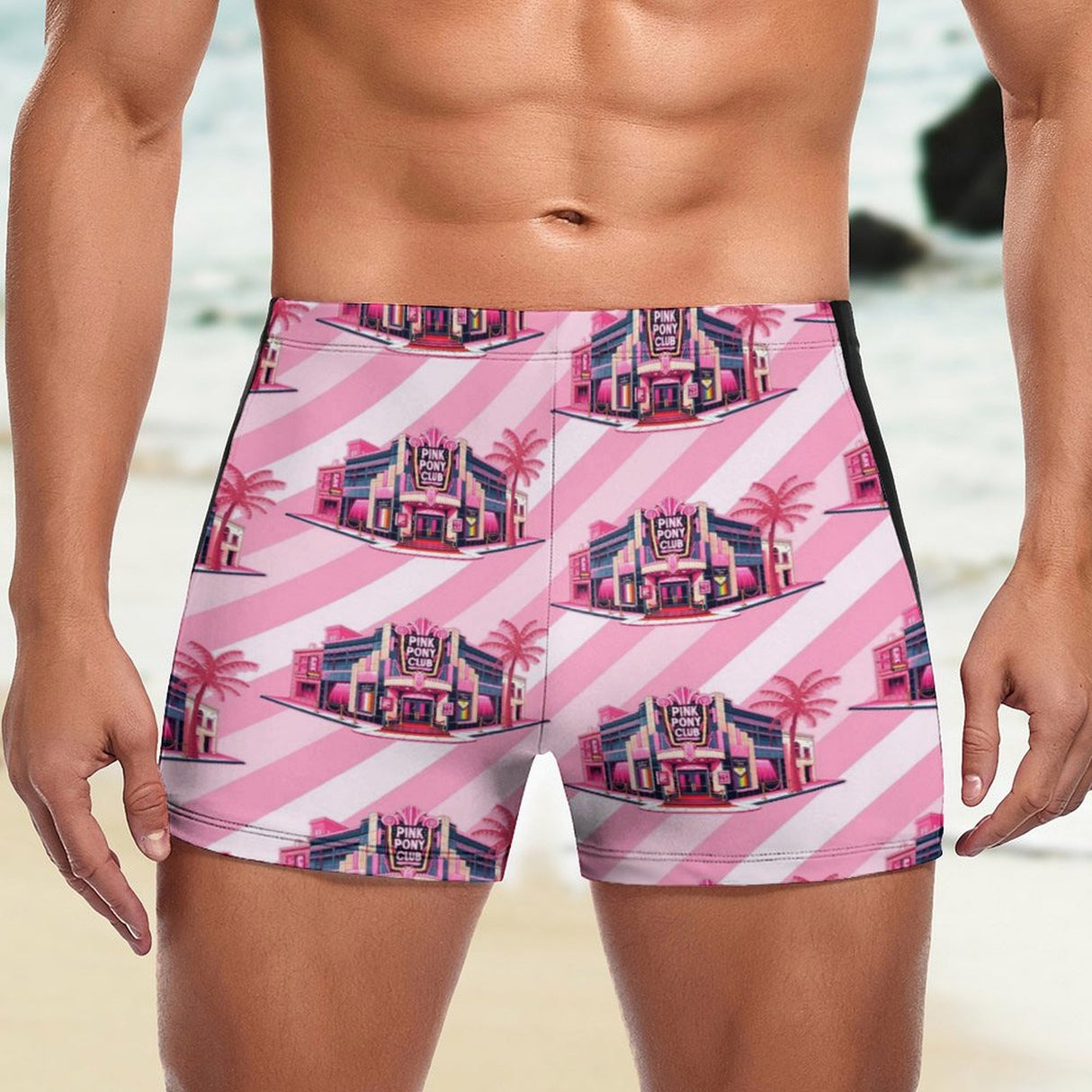 Pink Pony Club (Square Cut Trunks)