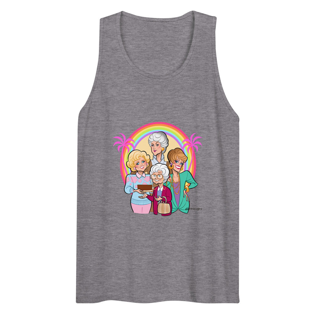 Miami is Proud (Tank Top) - Athletic Heather