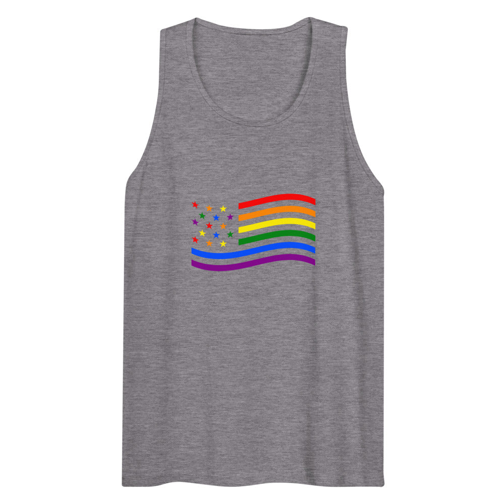 Pride in the USA (Tank Top) - Athletic Heather