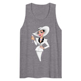 Champagne & Shoulder Pads (Tank Top) - Athletic Heather