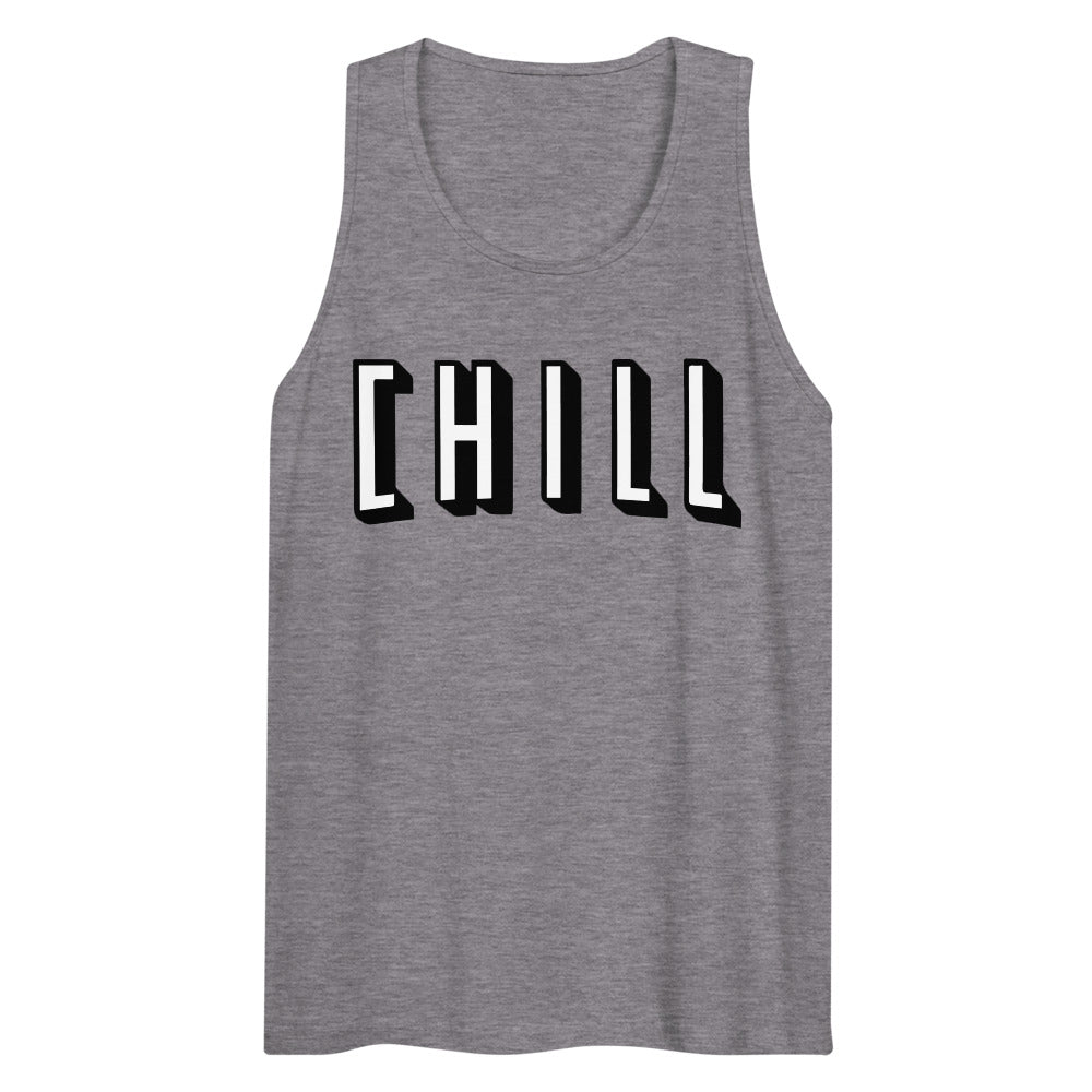 Netflix and Chill (Tank Top) - Athletic Heather