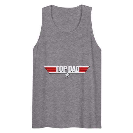 Top Dad/Daddy/Zad/Zaddy (Tank Top) - Athletic Heather