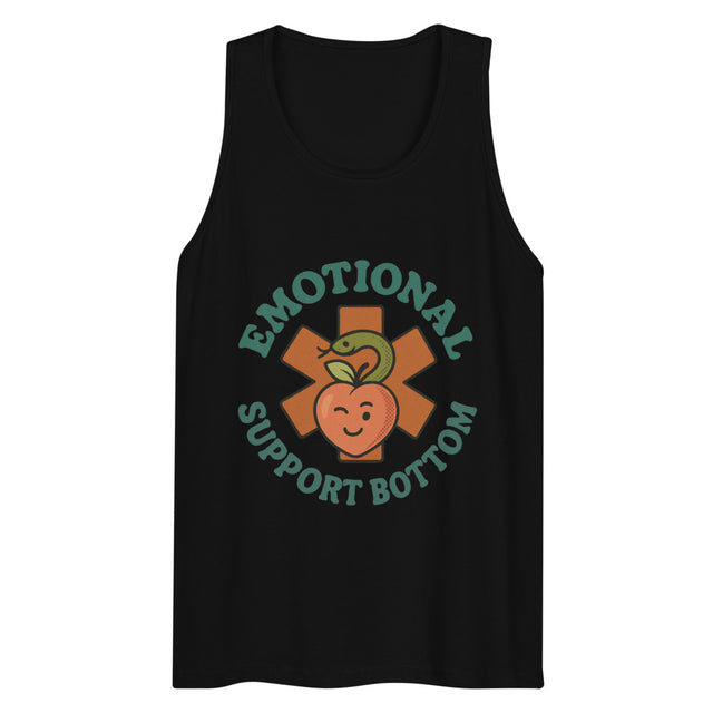 Emotional Support Bottom (Tank Top) - Black