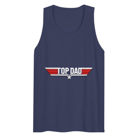 Top Dad/Daddy/Zad/Zaddy (Tank Top) - Harbor Blue