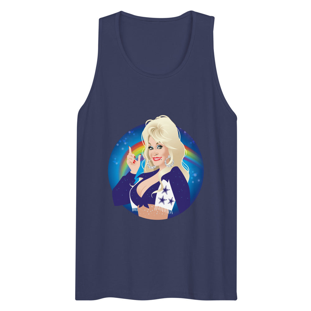 Here Comes the Rainbow (Tank Top) - Harbor Blue