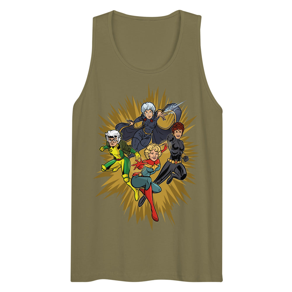 Fantastic Four (Tank Top) - Military Green