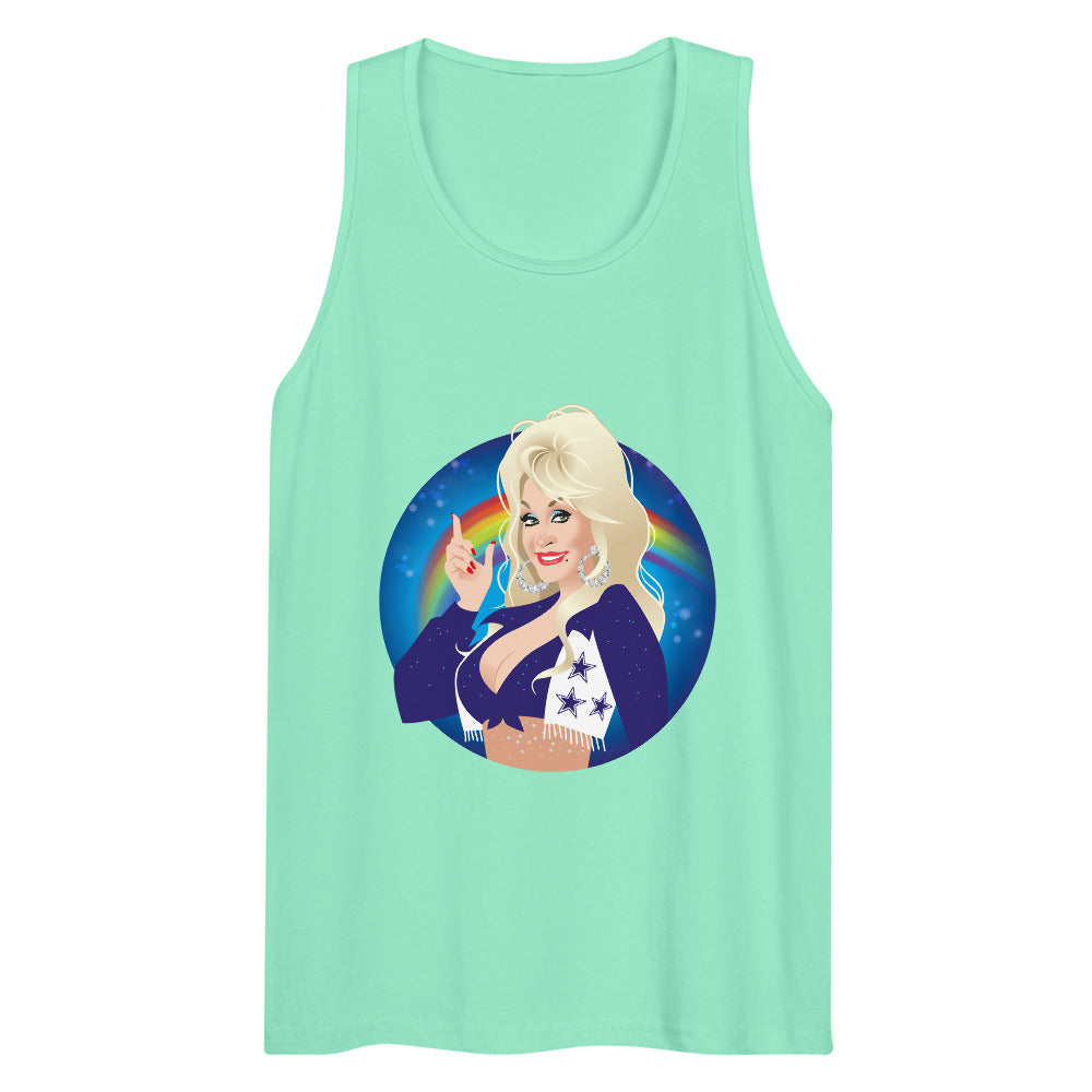Here Comes the Rainbow (Tank Top) - Mint