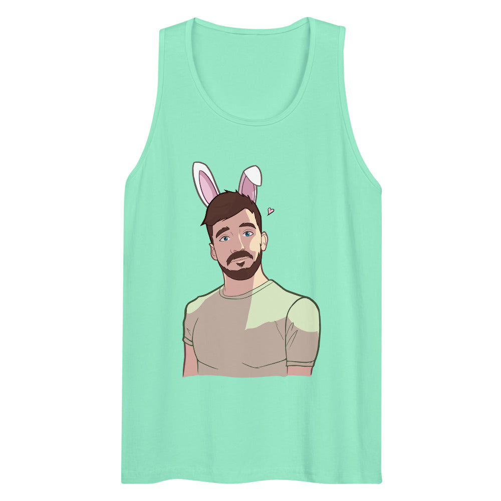 I'm a Bunny, Duh! (Tank Top) - Mint