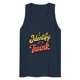 I Identify as a Twink (Tank Top) - Navy