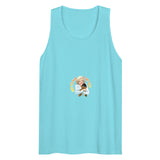 This Bear is Just Right (Tank Top) - Pacific Blue