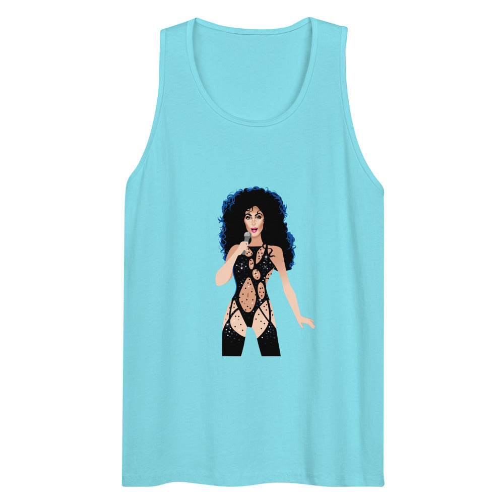 Turnt (Tank Top) - Pacific Blue
