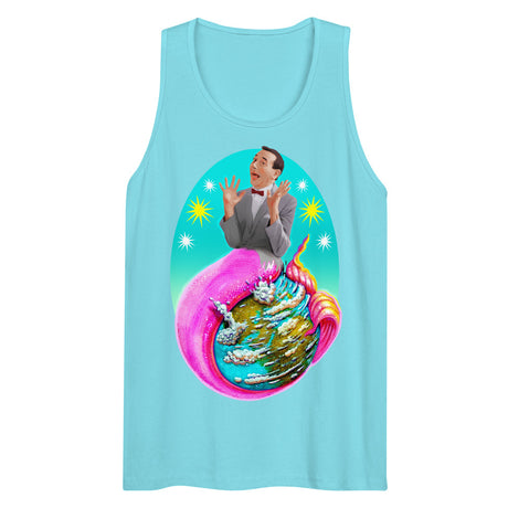 Sea Wee Merman (Tank Top) - Pacific Blue