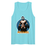 Michael (Tank Top) - Pacific Blue