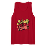 I Identify as a Twink (Tank Top) - Red