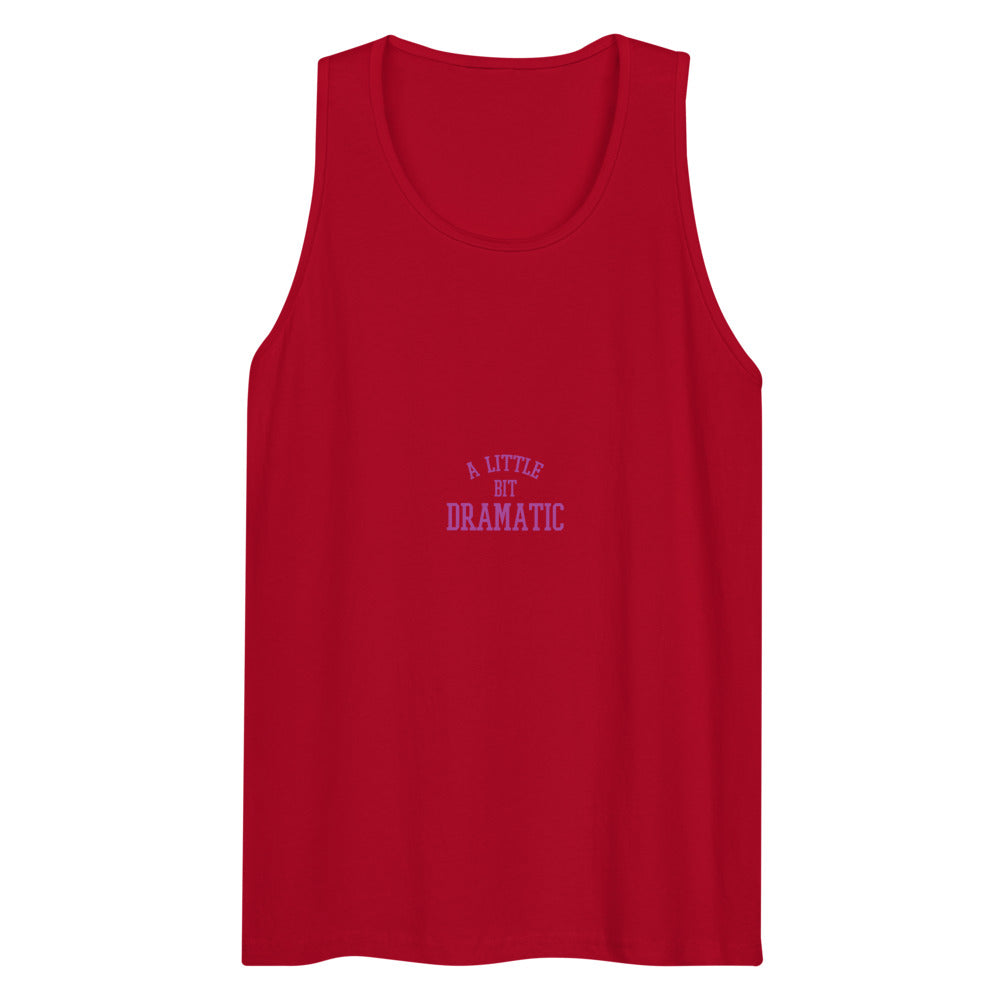 A Little Bit Dramatic (Tank Top) - Red