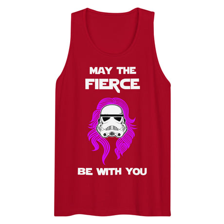 May the Fierce Be With You (Tank Top) - Red