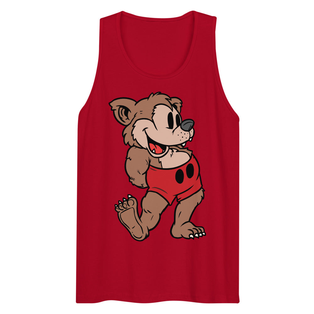 Steam-Bear Willie (Tank Top) - Red
