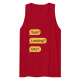 Sup? Looking? Into? (Tank Top) - Red