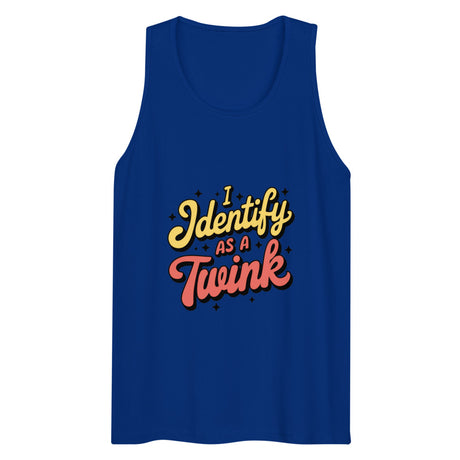 I Identify as a Twink (Tank Top) - Team Royal