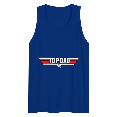 Top Dad/Daddy/Zad/Zaddy (Tank Top) - Team Royal