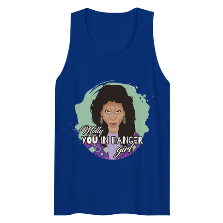 Molly You in Danger Girl (Tank Top) - Team Royal