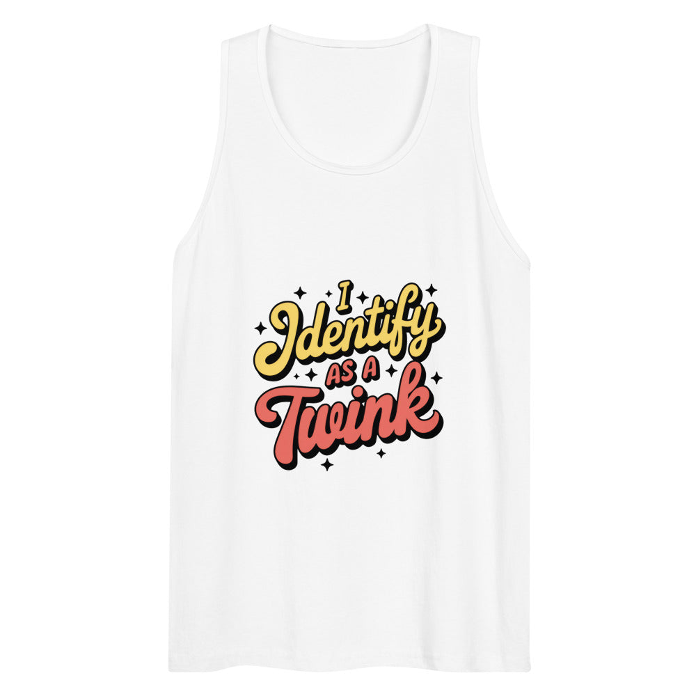 I Identify as a Twink (Tank Top) - White