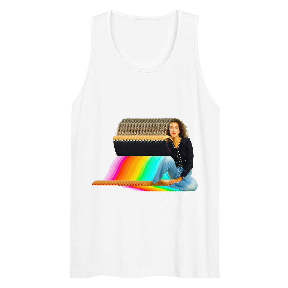 Dion Stop Believin' (Tank Top) - White