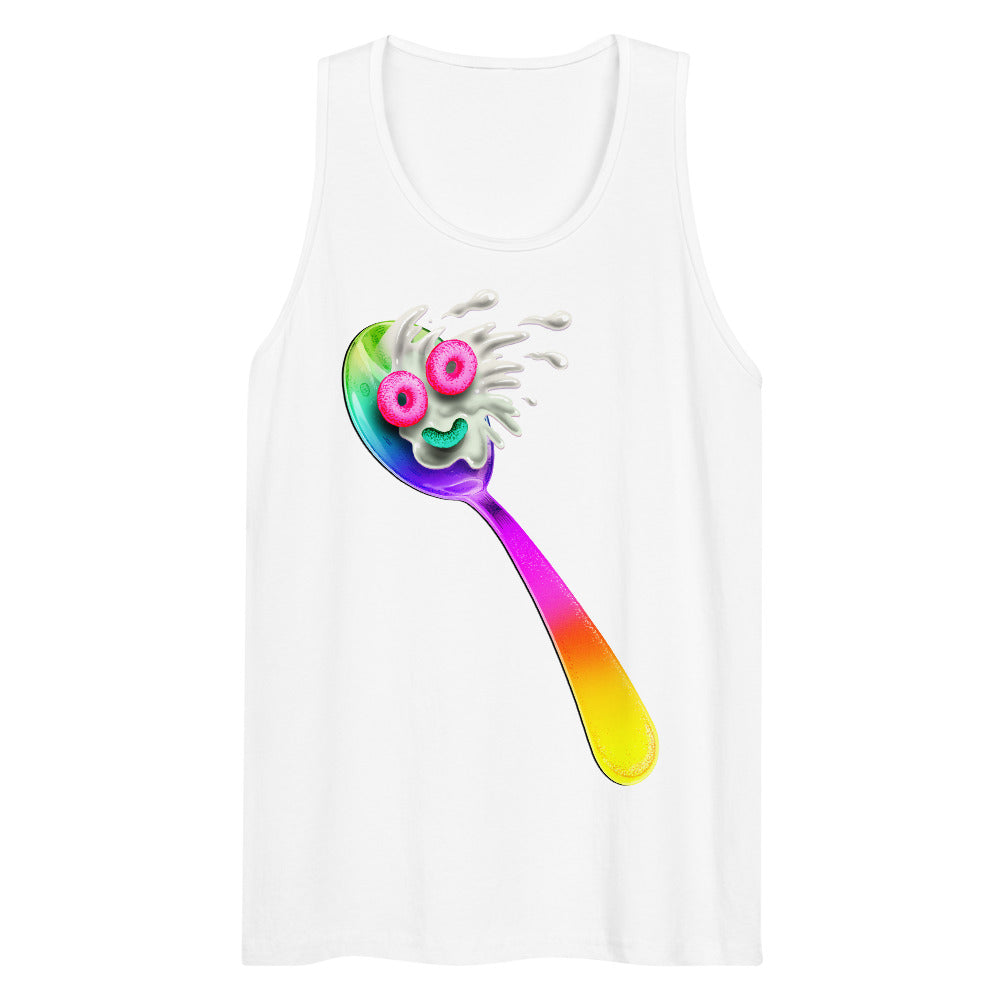 Spooning Leads to Forking (Tank Top) - White