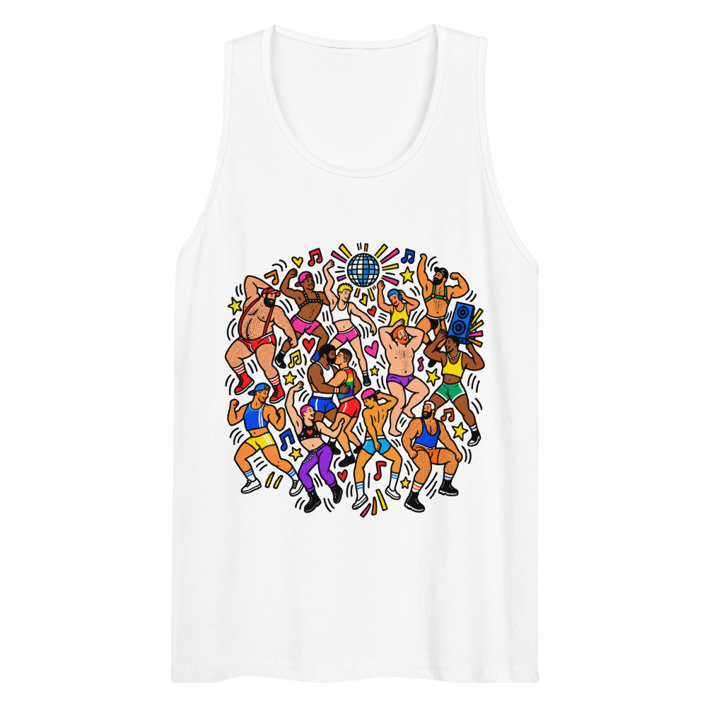 Can't Stop Won't Stop (Tank Top) - White