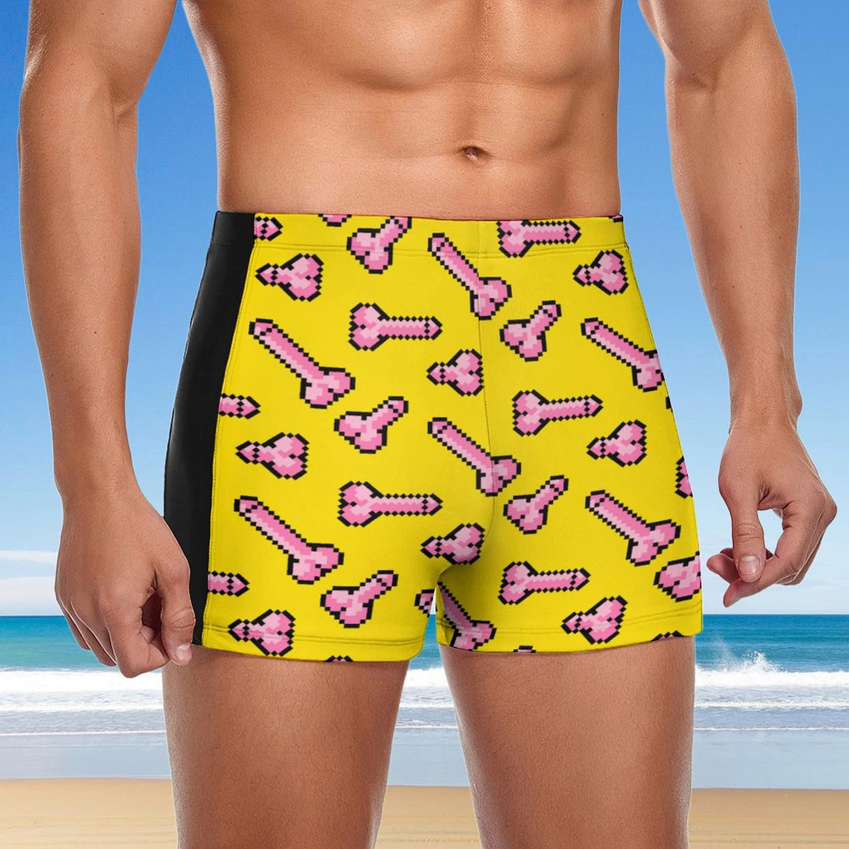 8bit Score (Square Cut Trunks)-Square Cut Trunks-Swish Embassy