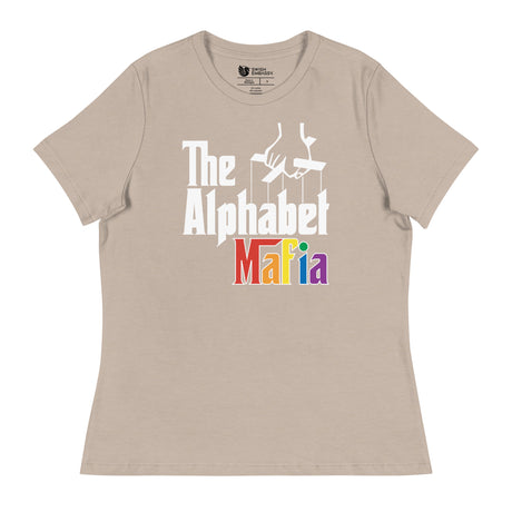 Alphabet Mafia (Women's Relaxed T-Shirt)-Women's T-Shirts-Swish Embassy