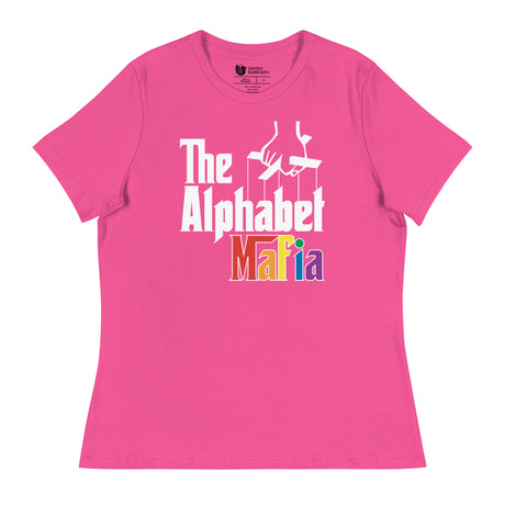Alphabet Mafia (Women's Relaxed T-Shirt)-Women's T-Shirts-Swish Embassy