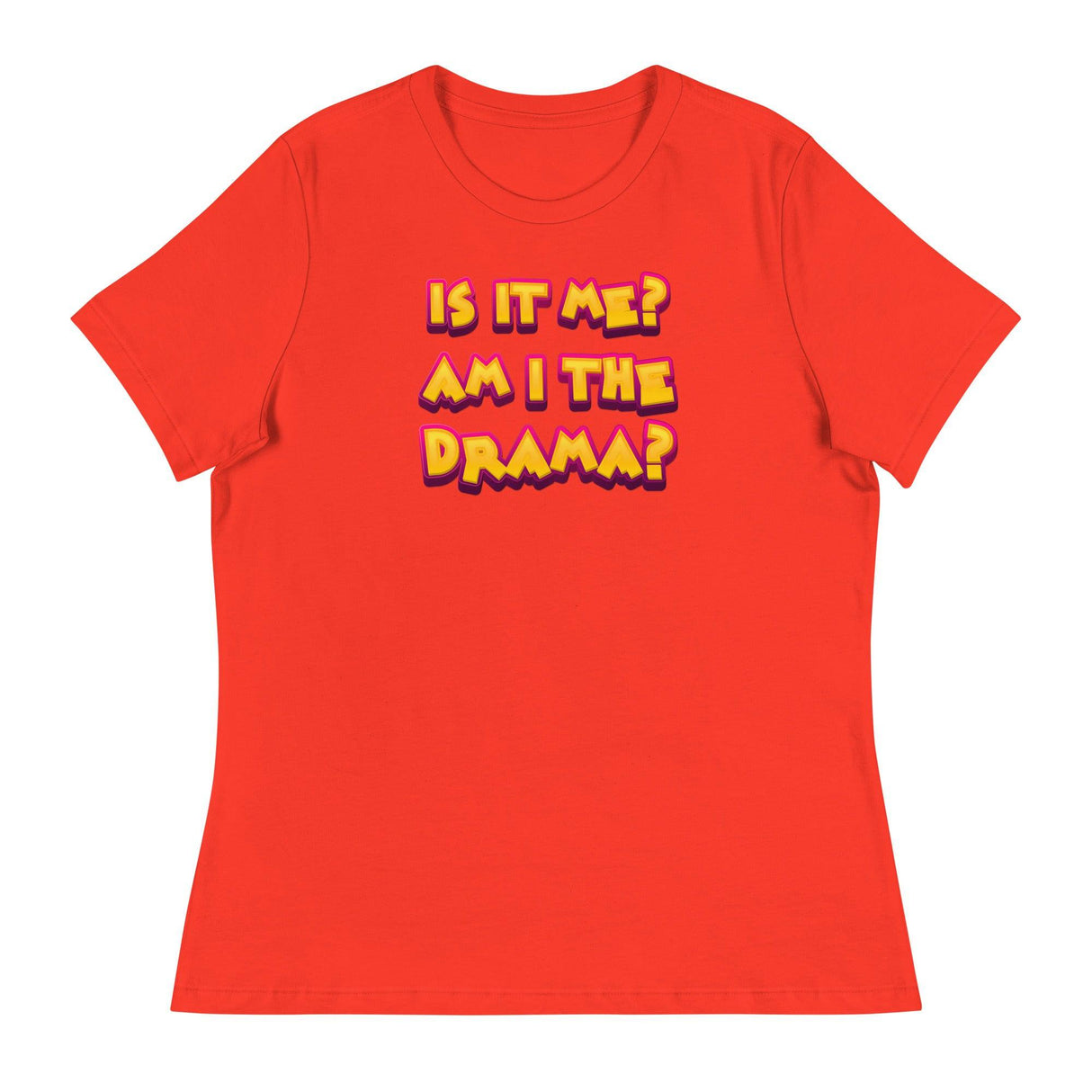 Am I the Drama? (Women's Relaxed T-Shirt)-Women's T-Shirts-Swish Embassy