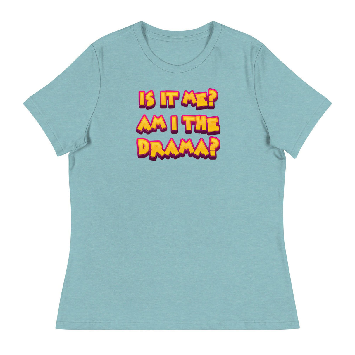 Am I the Drama? (Women's Relaxed T-Shirt)-Women's T-Shirts-Swish Embassy