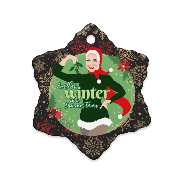 Another Winter In A Summer Town (Ceramic Ornament)-Ceramic Ornament-Swish Embassy