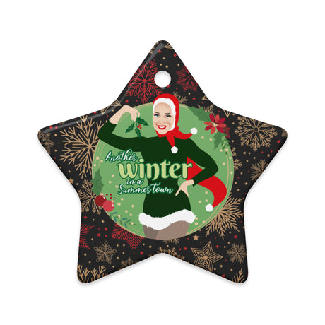 Another Winter In A Summer Town (Ceramic Ornament)-Ceramic Ornament-Swish Embassy