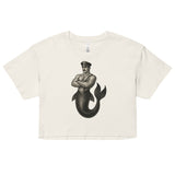 Art Deco Merman (Crop Top)-Crop Top-Swish Embassy