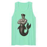 Art Deco Merman (Tank Top)-Tank Top-Swish Embassy