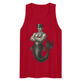 Art Deco Merman (Tank Top)-Tank Top-Swish Embassy
