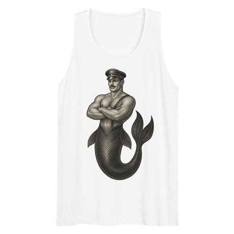 Art Deco Merman (Tank Top)-Tank Top-Swish Embassy