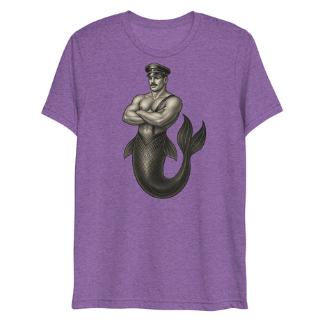 Art Deco Merman (Triblend)-Triblend T-Shirt-Swish Embassy