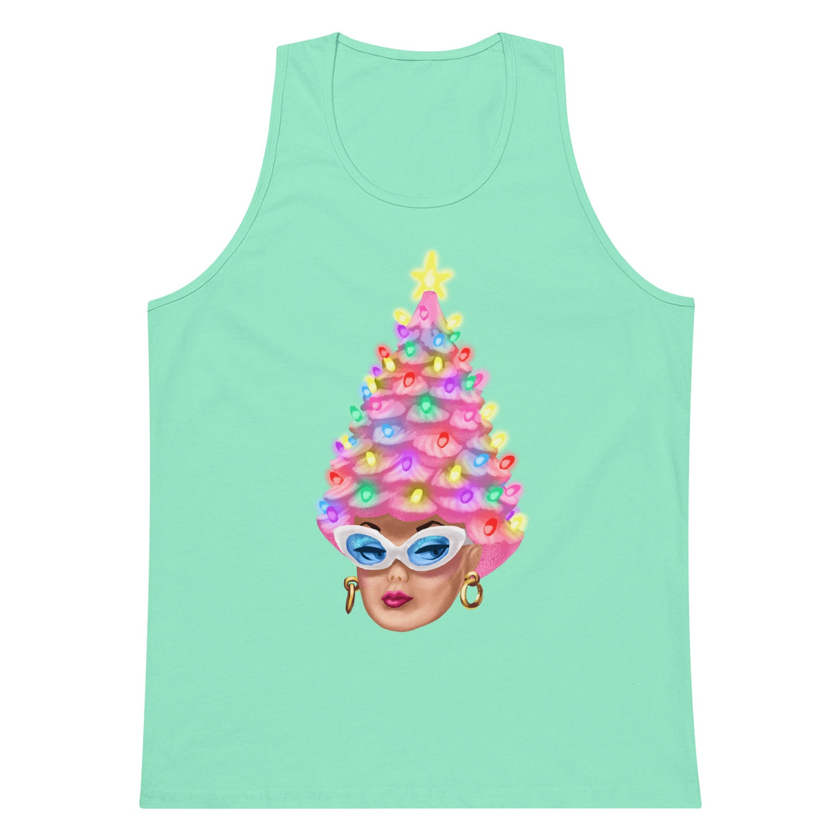 BarbenTree (Tank Top)-Christmas Tank Tops-Swish Embassy