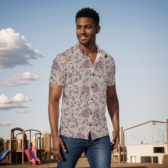 Baroque'n Glass (Button Shirt)-Button Shirt-Swish Embassy