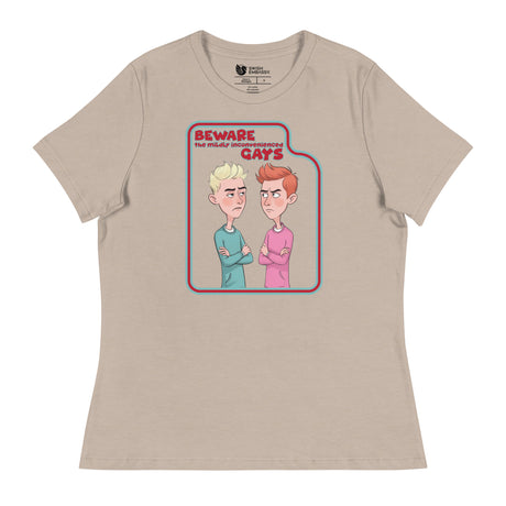 Beware the Gays (Women's Relaxed T-Shirt)-Women's T-Shirts-Swish Embassy