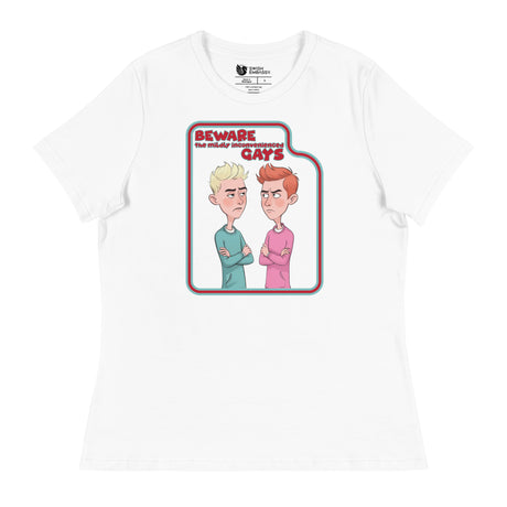 Beware the Gays (Women's Relaxed T-Shirt)-Women's T-Shirts-Swish Embassy