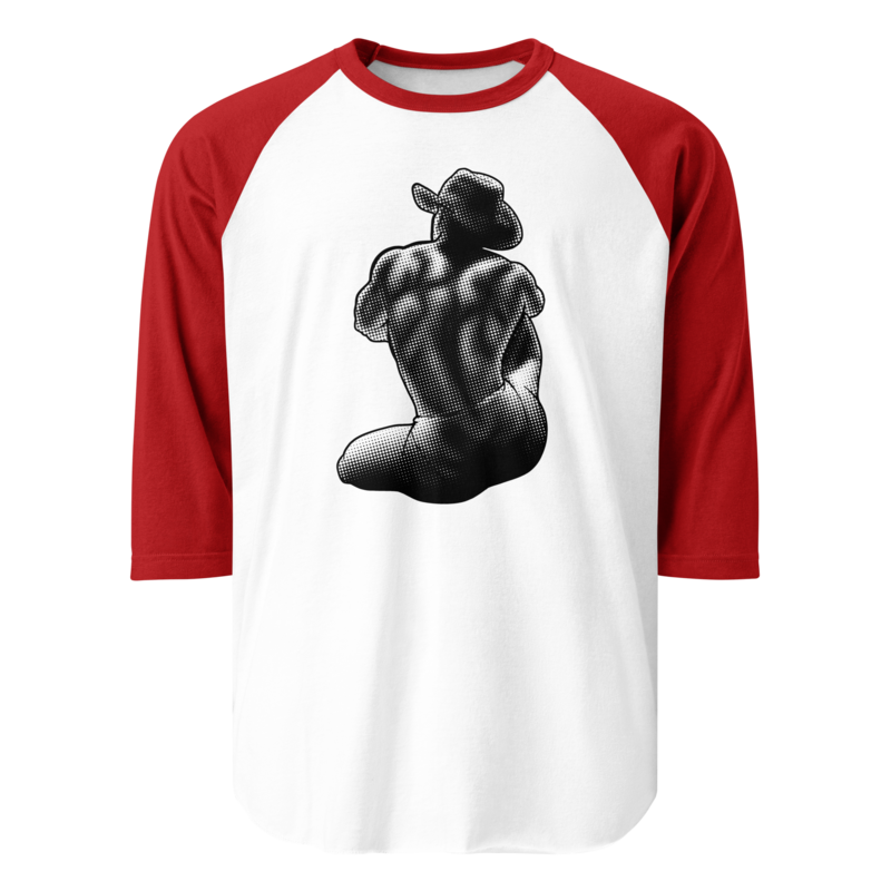 Bikini Cowboy (Raglan) - White/Red