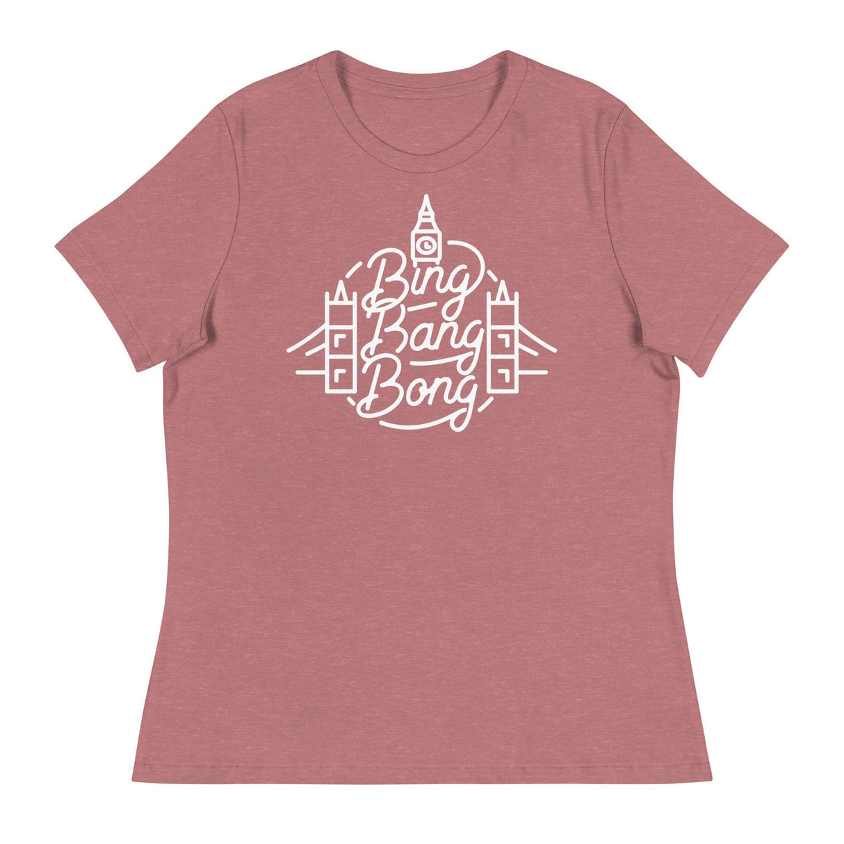Bing Bang Bong (Women's Relaxed T-Shirt)-Women's T-Shirts-Swish Embassy