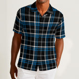 Black Check (Cotton Button Shirt)-Cotton Button Shirt-Swish Embassy